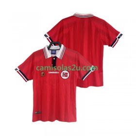 Camisolas de futebol Noruega Retro Equipamento Principal 1998 Manga Curta